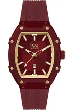 Ice-Watch Quarzuhr ICE boliday - Plastic - Small - 3H + Date 023993, Armbanduhr, Damenuhr, Silikonarmband, Datum, analog rot