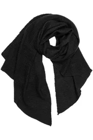 CASPAR Modeschal SC507 großer super weicher Damen XL Winter Schal mit schrägen Enden schwarz