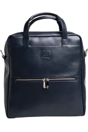 Exacompta Cityrucksack Laptoprucksack Lady Exactive, Leder, 33x35x16 cm - Marineblau - 17237E, Rücksäcke