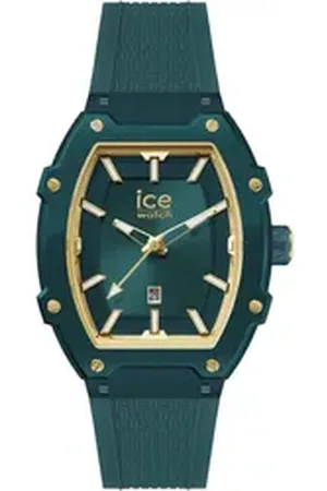 Ice-Watch Quarzuhr ICE boliday - Plastic - Small - 3H + Date 023996, Armbanduhr, Damenuhr, Silikonarmband, Datum, analog grün