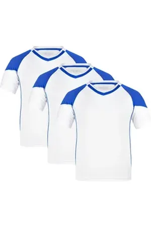 James & Nicholson Funktionsshirt 3er-Pack Funktionelles Kinder Teamshirt Team-T Junior JN338K (Spar-Set, 3er-Pack) Atmungsaktiv, feuchtigkeitsregulierend und schnell trocknend weiß XL: 146/152