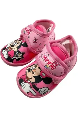 Disney Minnie Mouse Mädchen Hausschuhe Klettverschluss 22 - 27 Hausschuh 26 EU