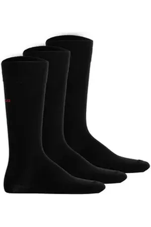 HUGO BOSS Kurzsocken Unisex Socken 3er Pack Baumwolle 3P RS UNI CC (Packung, 3er Pack) schwarz 35-38