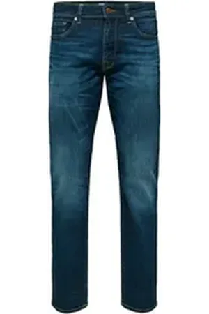 SELECTED HOMME Straight-Jeans blau