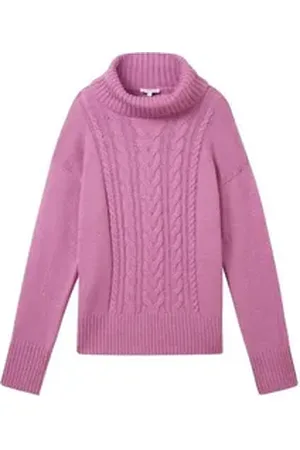 TOM TAILOR 2-in-1-Pullover Knit pullover cable turtleneck XS