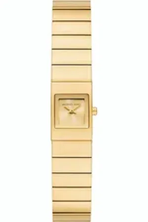 Michael Kors Quarzuhr DARRINGTON MK4885, Armbanduhr, Damenuhr, Edelstahlarmband, analog goldfarben