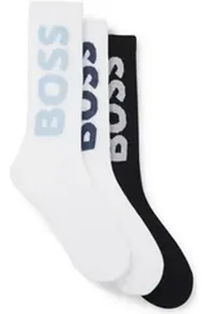 HUGO BOSS Socken 3P QS Rib Logo CC mit Logo bunt 43-46