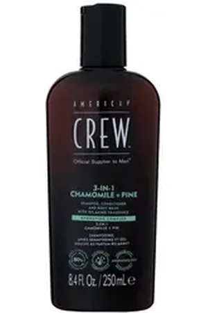 American Crew Haarshampoo 3 in 1 250 ml Chamomile & Pine Shampoo & Conditioner & B