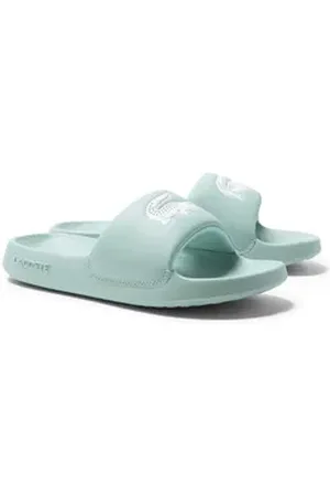 Lacoste Damen Badesandale Synthetisch Pantolette blau 37 EU