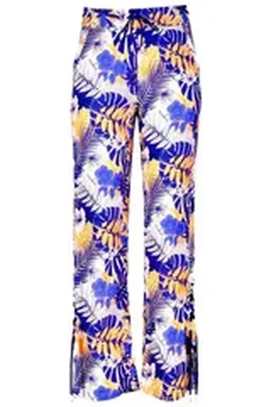 Bikkembergs Schlaghose Damen Hosen, Viskose Damen Hosen Mit elastischen Bund 36