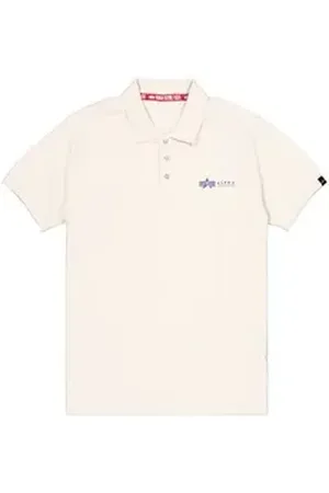 Alpha Industries Poloshirt Men - Polo Shirts Basic Polo Small Logo weiß 3 XL