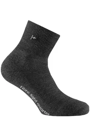 Rohner Socks Kurzsocken Unisex Socken 1er Pack Wolle (Packung, 1er Pack) grau 44-46