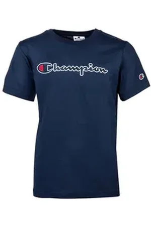 Champion T-Shirt Unisex T-Shirt 1er Pack Baumwolle (Packung, 1er Pack) blau XS