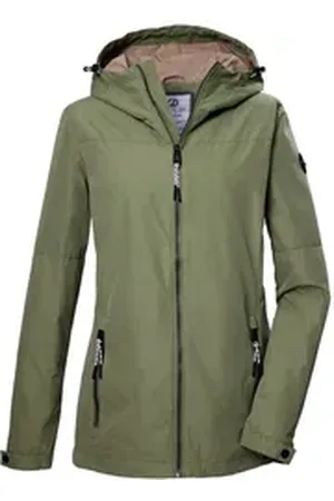 G.I.G.A. DX by killtec By killtec Funktionsjacke GS 71 WMN JCKT Damenjacke: wasserdicht, winddicht, PFAS-frei, verstellbar, Kapuze grün 40