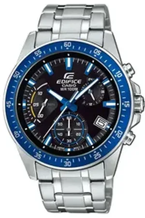 Casio EDIFICE Chronograph EFV-540D-1A2VUEF, Quarzuhr, Armbanduhr,Herrenuhr, Edelstahlarmband,bis 10bar wasserdicht silberfarben