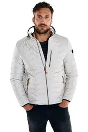 EMILIO ADANI Steppjacke Steppjacke slim fit weiß 52; L