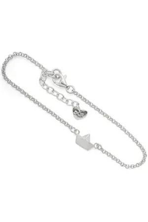 DUR Armband Schmuck: Armband, Erbsarmband "Boot", 925er Sterlingsilber, matt