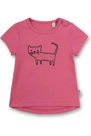 Sanetta T-Shirt Mädchen T-Shirt 1er Pack Baumwolle (Packung, 1er Pack) rosa 56
