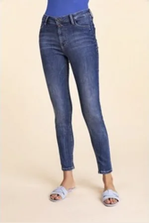 Blue Fire Stretch-Jeans LARA stone used 1136.242 blau W26 / L30
