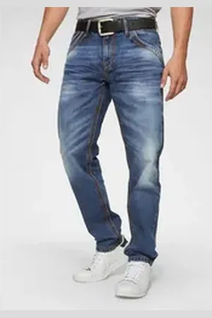 Cipo & Baxx Loose-fit-Jeans blau 34