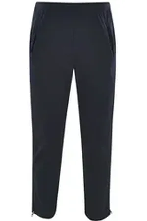 HAJO Jogginghose Herren Jogginghose Baumwolle blau 2XL