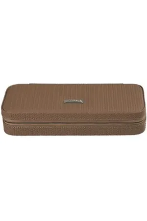 Windrose Schmuckkoffer Corbello braun