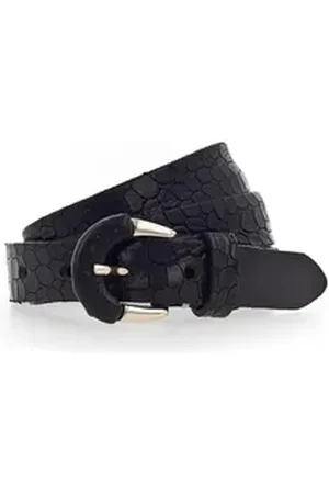 B.belt Ledergürtel Damen Gürtel Leder schwarz 75 cm