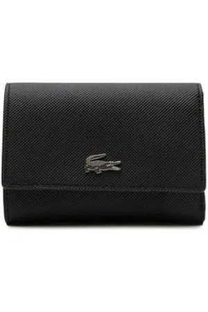 Lacoste Geldbörse Damen Geldbörse Synthetisch COMPACT WALLET schwarz