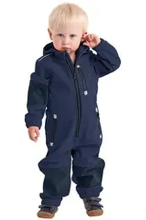 Killtec First instinct by Overall FIOW 35 MNS ONPC Softshellanzug mit Fleece Innen, wasserabweisend, winddicht blau 86/92