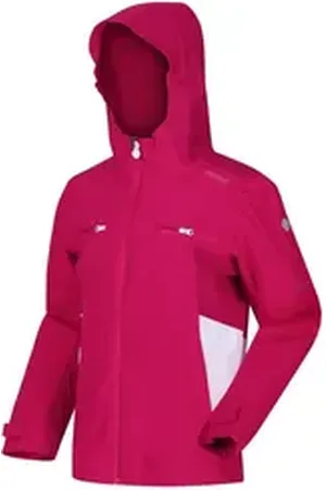Regatta Funktionsjacke Jacke wasserdicht mit Kapuze rosa 128