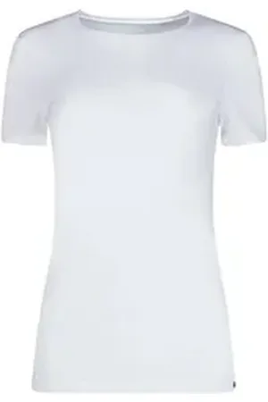 Skiny T-Shirt Damen T-Shirt 1er Pack Baumwollmischung (Packung, 1er Pack) weiß 44