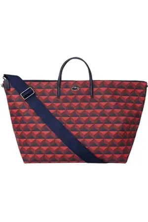 Lacoste Henkeltasche Damen Handtasche Polyacryl bunt|rot|schwarz