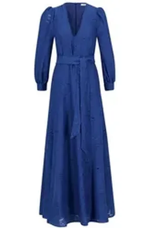 Ivy & Oak Abendkleid Damen Kleid NICOLIN (1-tlg) blau 34