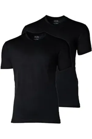 Ceceba T-Shirt Herren T-Shirt 2er Pack Baumwolle (Packung, 2er Pack) schwarz L