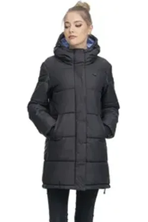Ragwear Parka W Relive Long Remake Damen Parka schwarz XXL