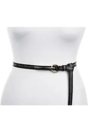 B.belt Ledergürtel Damen Gürtel Leder schwarz 70 cm
