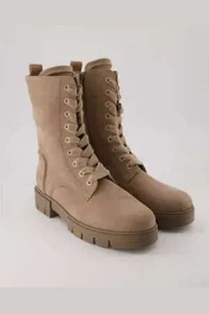 Gabor Comfort 92.745.31 Schnürstiefelette beige|braun 37 EU