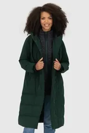 alife kickin Steppmantel DitteAK A Puffer Coat CS Puffermantel, Wintermantel grün 34