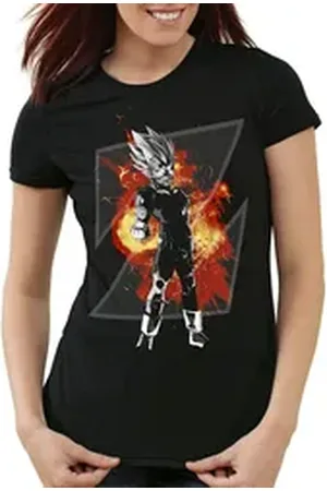 style3 T-Shirt Vegeta Z Gold god modus dragonball z gt songoku breakers daima schwarz L