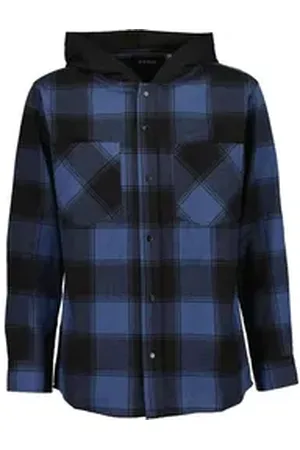Blue Seven Langarmhemd Flanell Hemd (1-tlg) blau 140
