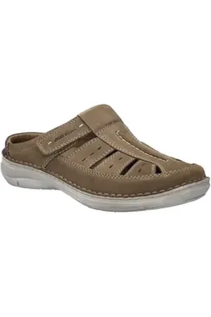Josef Seibel New Anvers 76 Clog, Hausschuh, Sabot, Freizeitschuh in extraweiter Form braun 40 EU
