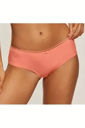 Lascana Panty Tiziana mit modischer Zierkante und hübschen Accessoires orange 48/50