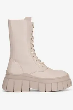 DeeZee Damen Stiefel 39 natur 5905588882657 Stiefel beige 39 EU