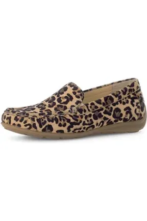 Gabor FLORENZ Mokassin, Komfortschuh, Schlupfschuh, Slipper in Bequemweite G (weit) beige 41 EU
