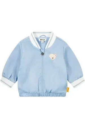 Steiff Outdoorjacke Jacke Summer Breeze, Softbund, gefüttert blau 68