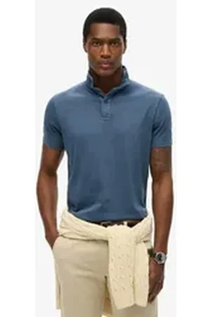 Superdry Poloshirt ESSENTIAL JERSEY POLO blau XL