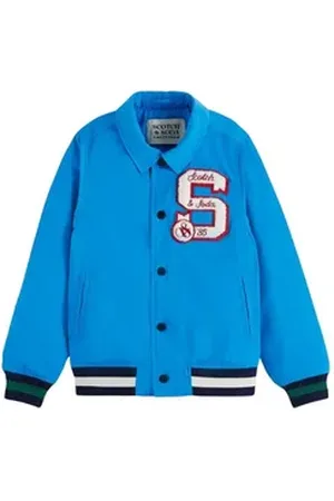 Scotch&Soda Collegejacke Collegejacke für den Sommer in leuchtendem Blau 10 Jahre ( 134-140)