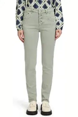 Cartoon Boyfriend-Jeans Boyfriend-Jeans im Vintage-Look grün 36