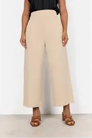 soyaconcept Schlupfhose SC-SIHAM 36 bequeme Culotte in 7/8 Länge und lässiger Passform beige XL