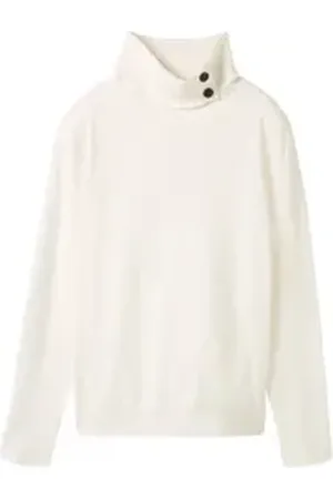TOM TAILOR Rollkragenpullover weiß L